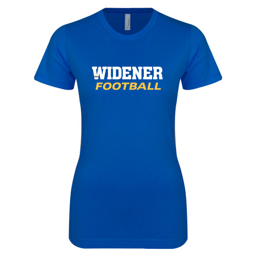  Next Level Womens Royal Boyfriend Tee - Football