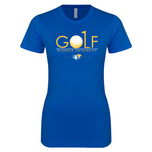  Next Level Womens Royal Boyfriend Tee - Golf Design