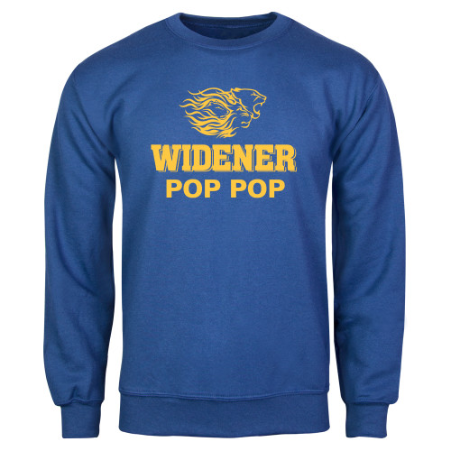  Royal Fleece Crew - Widener Pride Pop Pop