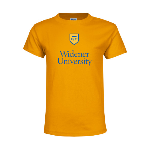  Youth Gold T-Shirt - Stacked University Mark
