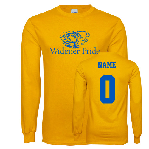  Gold Long Sleeve T Shirt - Widener Pride