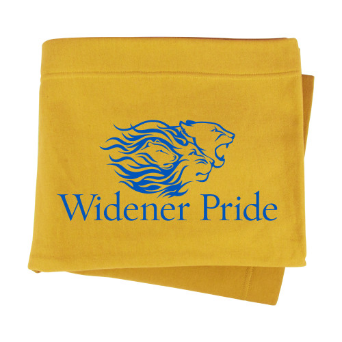  Gold Sweatshirt Blanket - Widener Pride