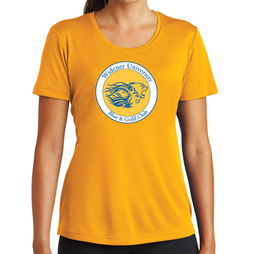  Womens Gold Performance Short Sleeve Tee - Donor Club