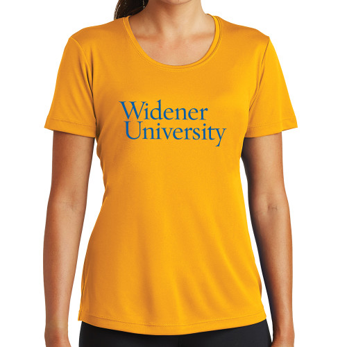  Womens Gold Performance Short Sleeve Tee - Primary Mark