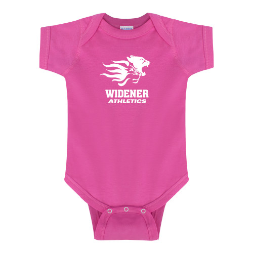  Fuchsia Infant Onesie - Widener Athletics