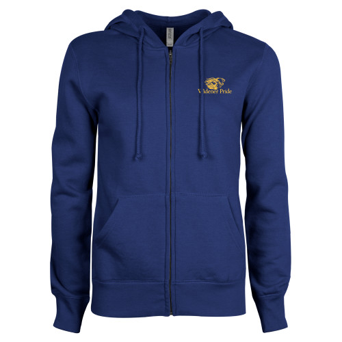  ENZA Womens Royal Fleece Full Zip Hoodie - Widener Pride
