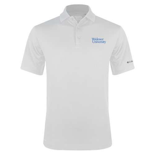  Columbia White Omni Wick Drive Polo - Primary Mark