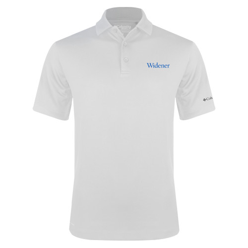  Columbia White Omni Wick Drive Polo - Widener