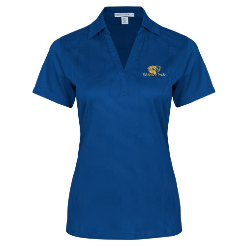  Womens Royal Performance Fine Jacquard Polo - Widener Pride