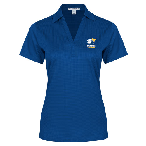  Womens Royal Performance Fine Jacquard Polo - Widener Athletics