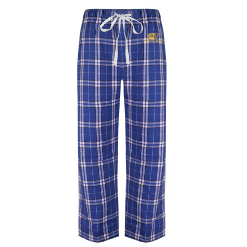  Royal/White Flannel Pajama Pant - Widener Pride