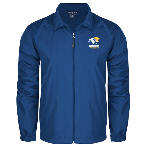  Royal Full Zip Wind Jacket - Widener Athletics