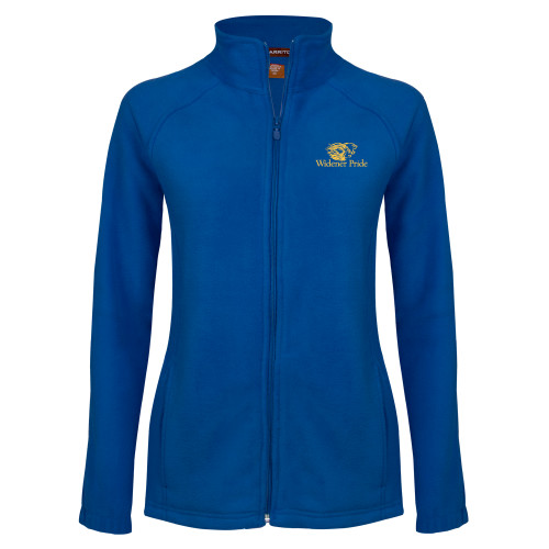  Womens Royal Fleece Full Zip Jacket - Widener Pride
