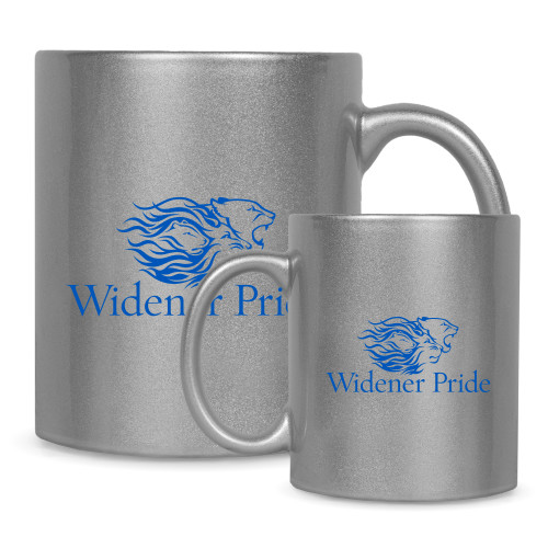  Full Color Silver Metallic Mug 11oz - Widener Pride