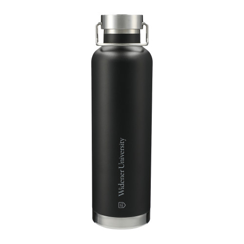  Thor Copper Vacuum Insulated Black Bottle 32oz - Primary Mark with Shield Flat Engraved