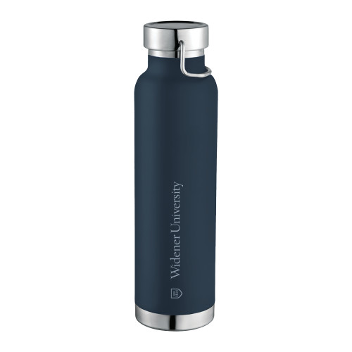  Thor Copper Vacuum Insulated Navy Bottle 22oz - Primary Mark with Shield Flat Engraved