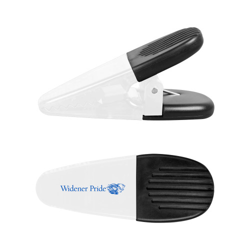  White Crocodile Clip/Magnet - Widener Pride Flat