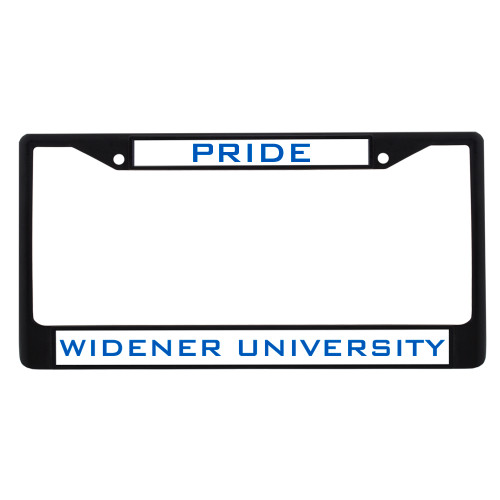  Metal License Plate Frame in Black - Pride