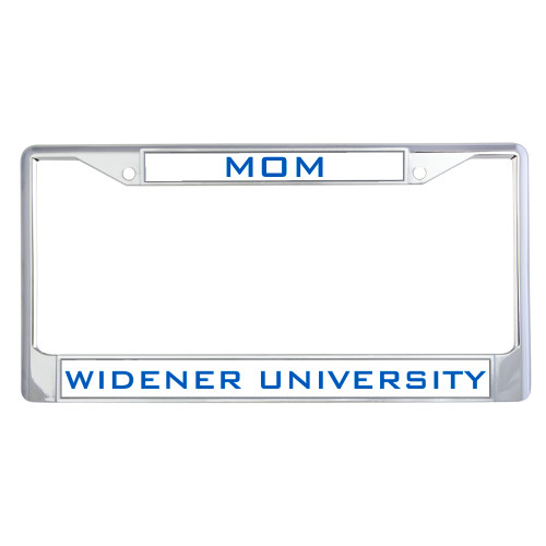  Mom Metal License Plate Frame in Chrome - Mom