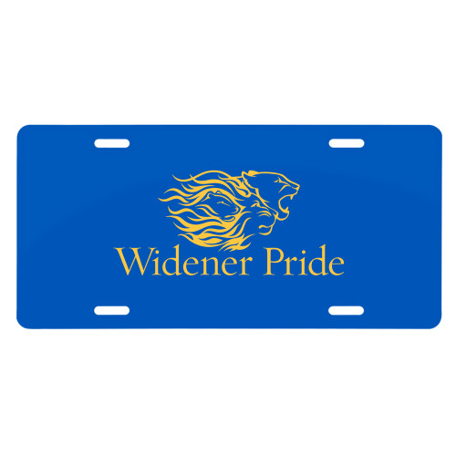  License Plate - Widener Pride