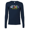 Thumbnail image for  Bella + Canvas Navy Jersey Cotton Long Sleeve T Shirt