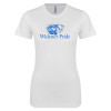 Thumbnail image for  Next Level Womens White Boyfriend Tee