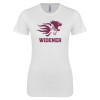 Thumbnail image for  Next Level Womens White Boyfriend Tee