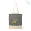 Thumbnail image for  Split Recycled Black Cotton Twill Convention Tote