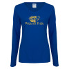 Thumbnail image for  Womens Royal Long Sleeve V Neck Tee 