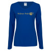 Thumbnail image for  Womens Royal Long Sleeve V Neck Tee 