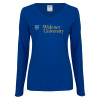 Thumbnail image for  Womens Royal Long Sleeve V Neck Tee 