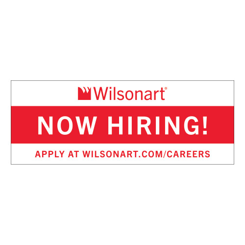3 x 8 Banner-Wilsonart Now Hiring