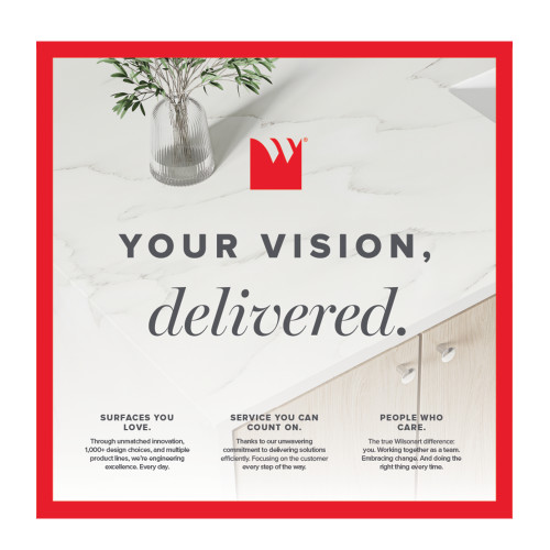 4 x 4 Banner-Your Vision Delivered 48x48 Banner