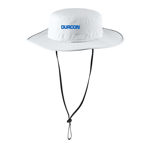 Outdoor White Wide Brim Hat-Durcon