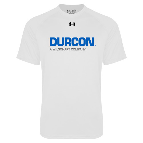 Under Armour White Tech Tee-Durcon A Wilsonart Company