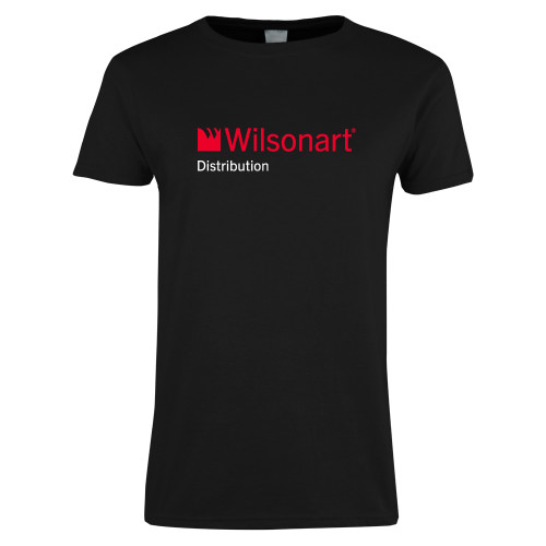 Womens Black Short Sleeve Tee-Wilsonart Distribution