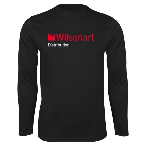 Black Performance Long Sleeve Shirt-Wilsonart Distribution