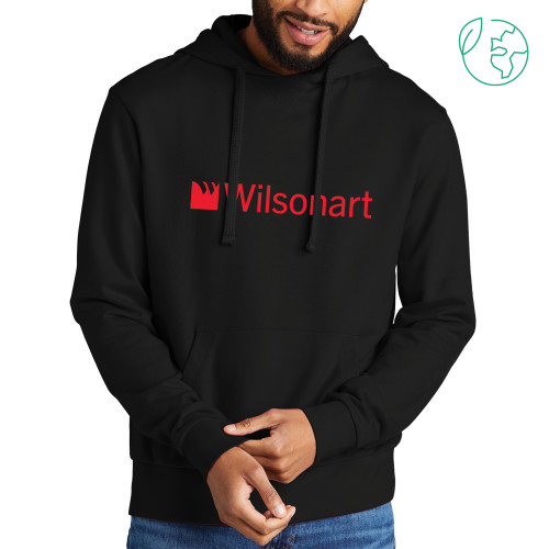 Allmade Black Organic French Terry Pullover Hoodie-Wilsonart
