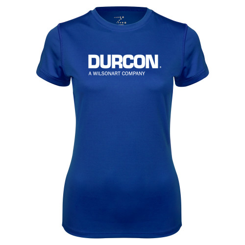 Womens Royal Performance Tee-Durcon A Wilsonart Company