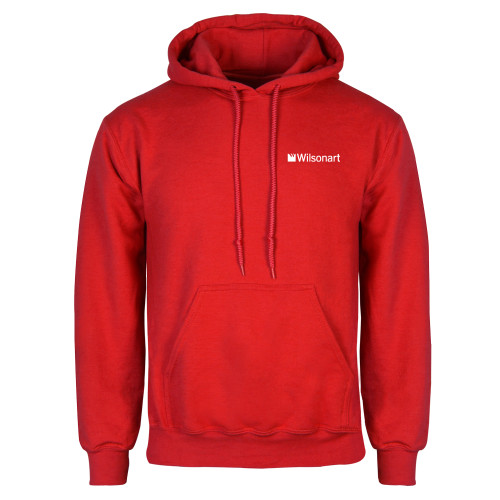 Red Fleece Hoodie-Wilsonart