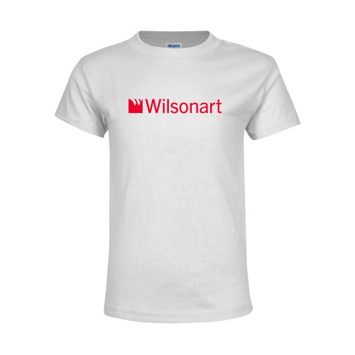 Youth White T Shirt-Wilsonart