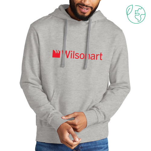 Allmade Light Grey Organic French Terry Pullover Hoodie-Wilsonart