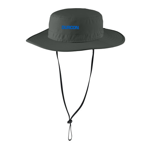 Outdoor Grey Wide Brim Hat-Durcon