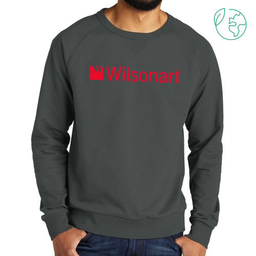 Allmade Dark Grey Organic French Terry Crewneck Sweatshirt-Wilsonart