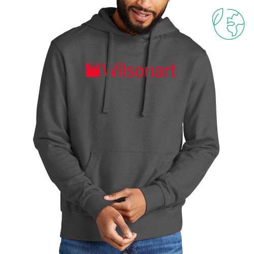 Allmade Dark Grey Organic French Terry Pullover Hoodie-Wilsonart