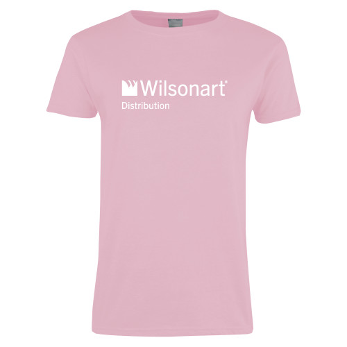 Womens Pink Short Sleeve Tee-Wilsonart Distribution