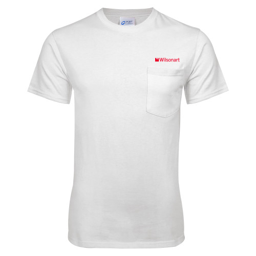 White T-Shirt w/Pocket-Wilsonart