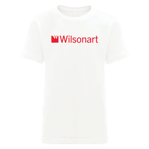 Next Level Youth White Cotton Tee-Wilsonart