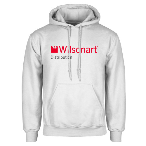 White Fleece Hoodie-Wilsonart Distribution