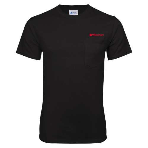 Black T Shirt w/Pocket-Wilsonart